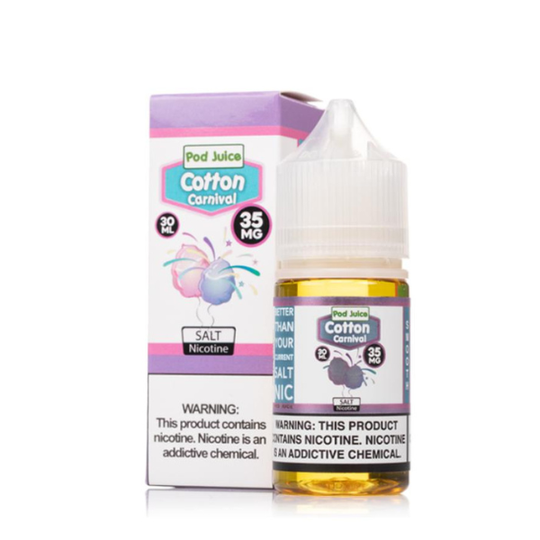 Best Deal Pod Juice Salt Vape Juice 30ML Cotton Carnival