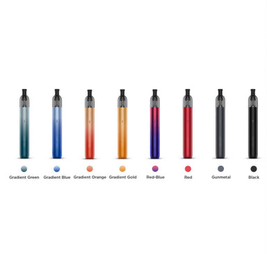 GeekVape Wenax M1 1.2ohm Kit Best Colors Gradient Green Gradient Blue Gradient Orange Gradient Gold Red Blue Red Gunmetal Black