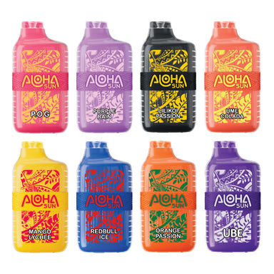 Aloha Sun 7000 Puffs Disposable Vape 10 Pack 15mL Best Flavors