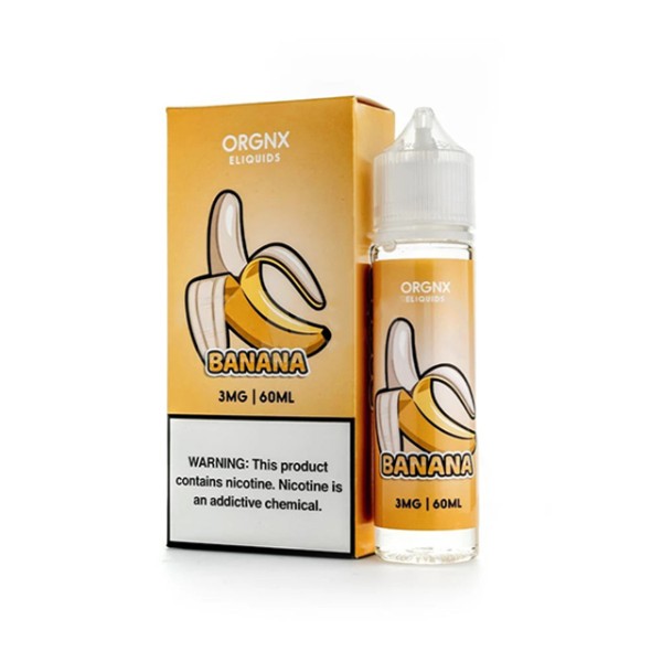 ORGNX Series Vape Juice 60mL banana