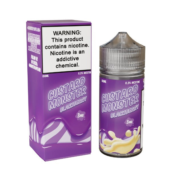 Custard Monster TFN 100ML Vape Juice Best Flavors Blackberry