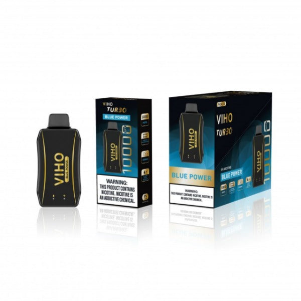 Best Deal VIHO TURBO 10000 Puffs Disposable Vape 18mL - Blue Power