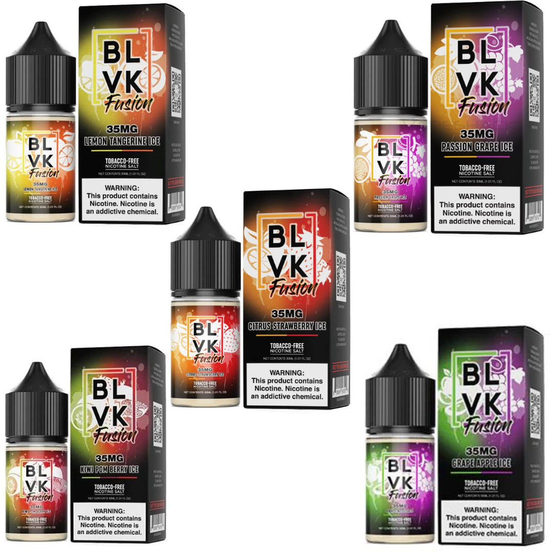 BLVK Fusion Salt 30mL Vape Juice Best Flavors