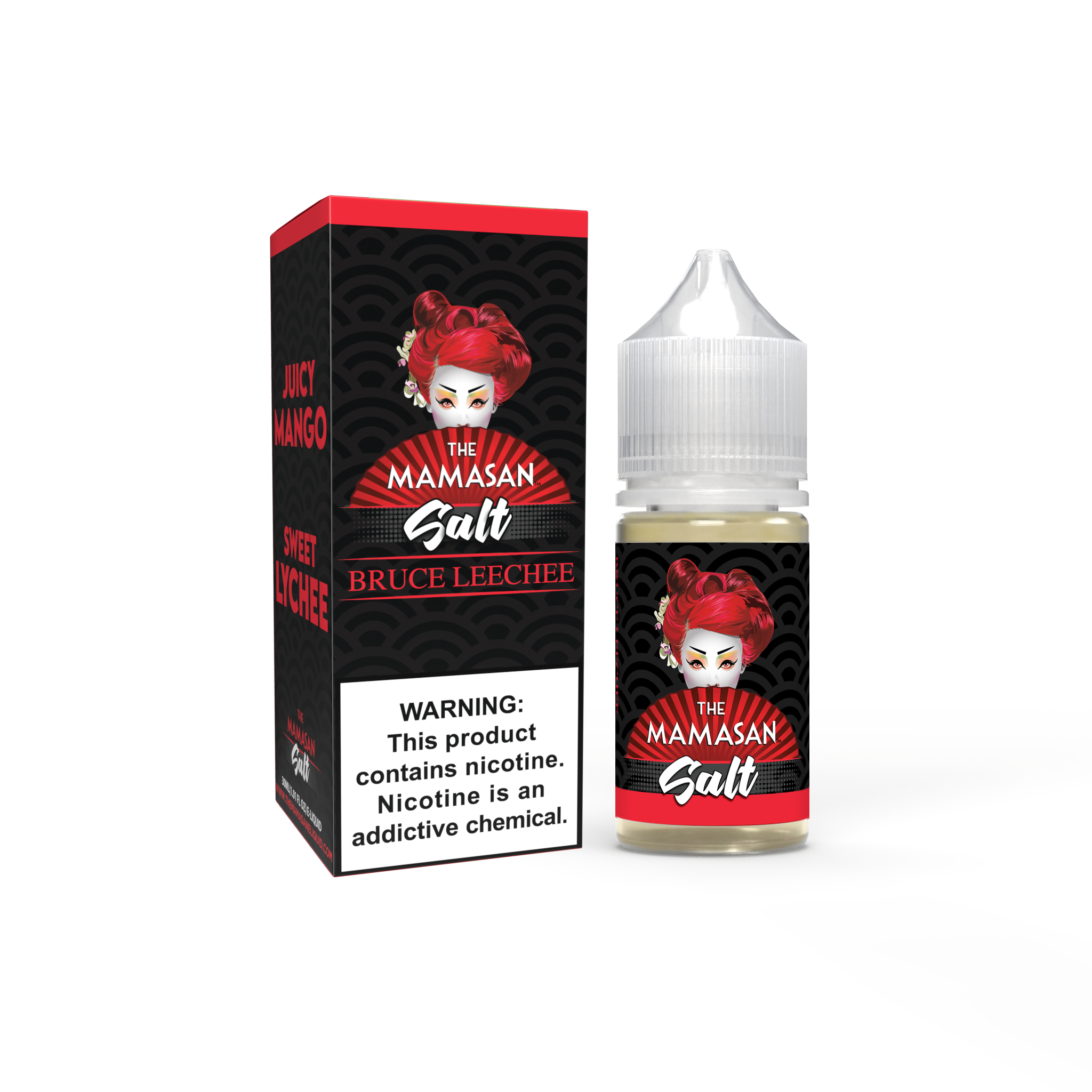 The Mamasan Salt 30ML Vape Juice Best Flavor Bruce Leechee Salt