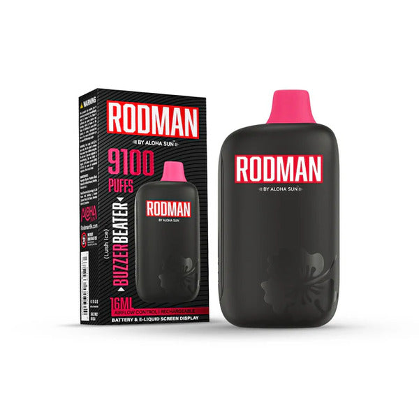 Best Deal RODMAN by 9100 Puffs Rechargeable Vape Buzzer Beater