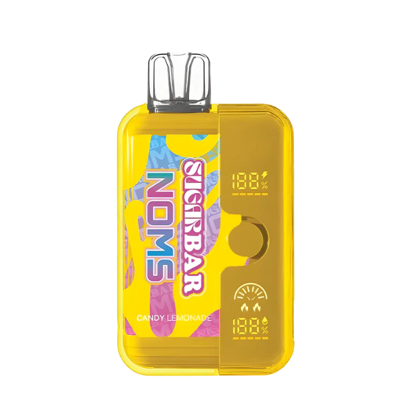 Best Deal Sugar Bar x Noms Dual Turbo 18000 Puffs Rechargeable Disposable Vape 17.5mL  - Candy Lemonade