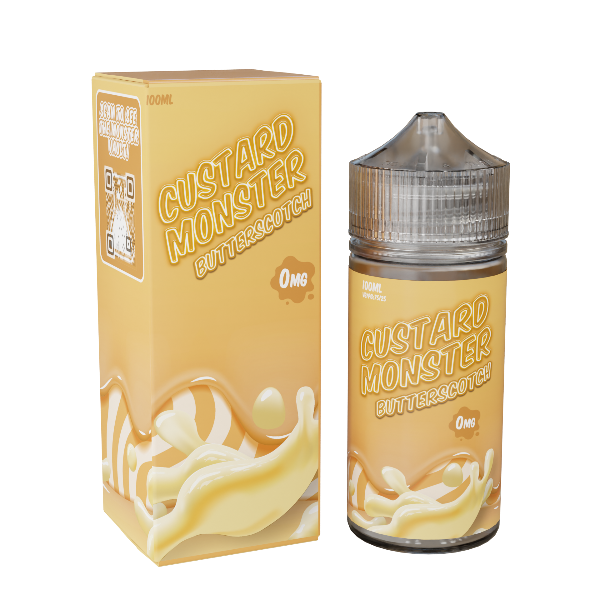 Best Deal Custard Monster Vape Juice 100mL Butterscotch