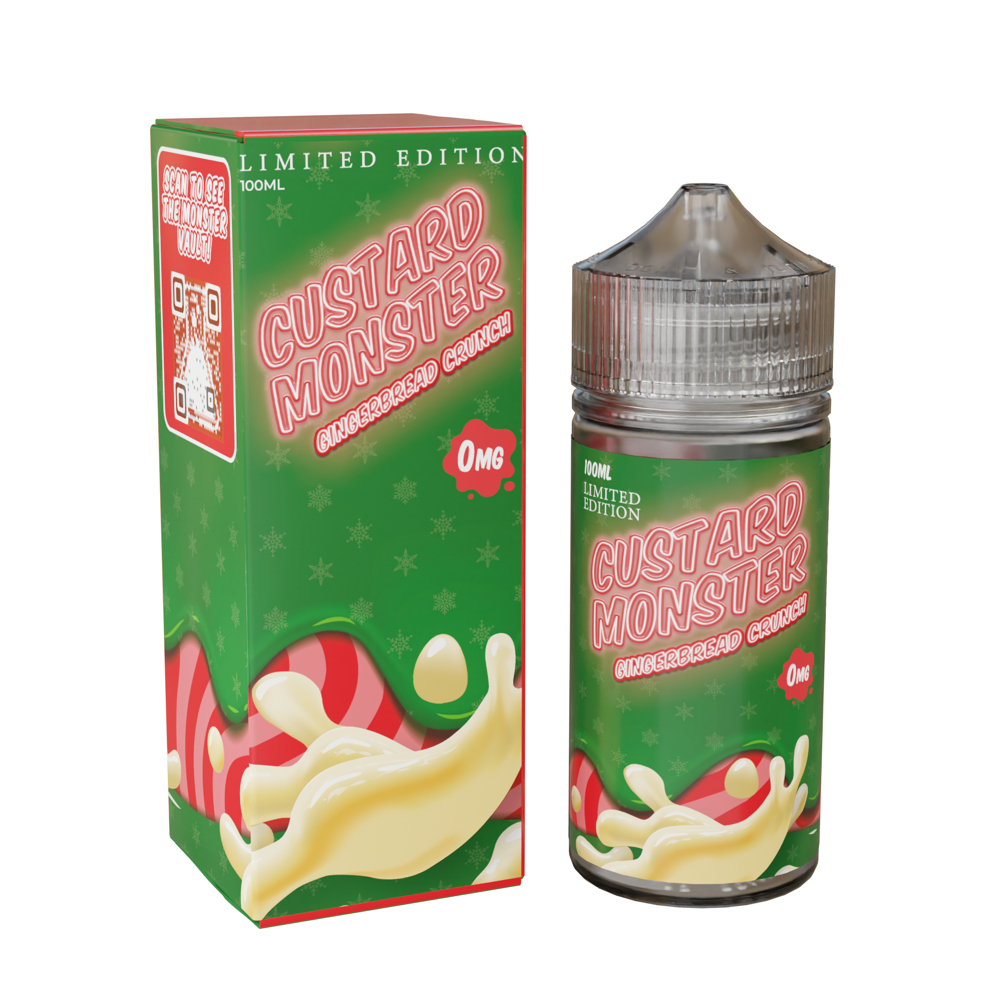 Best Deal Custard Monster Vape Juice 100mL Gingerbread Crunch