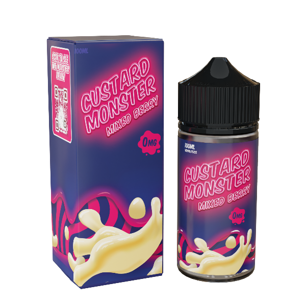 Best Deal Custard Monster Vape Juice 100mL Mixed Berry