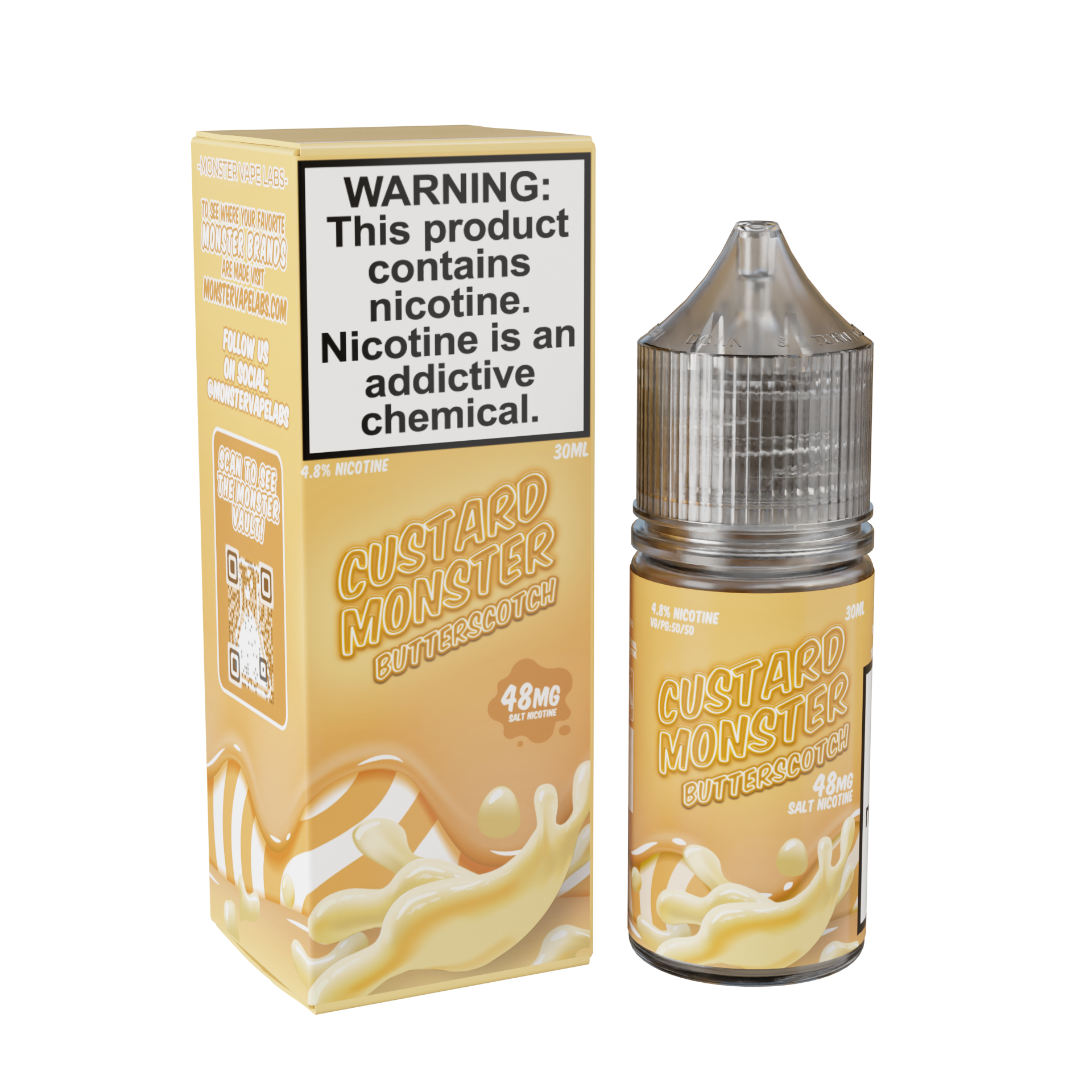 Best Deal Custard Monster Salt 30 ML Vape Juice Best Flavor Butterscoth