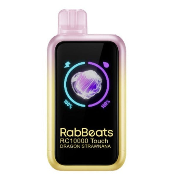 Best Deal RabBeats RC10000 TOUCH Disposable Vape Dragon Strawnana