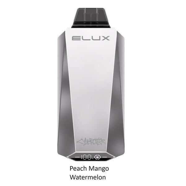 Best Deal Elux Cyberover 18,000 Puffs Disposable Vape 18mL Peach Mango Watermelon