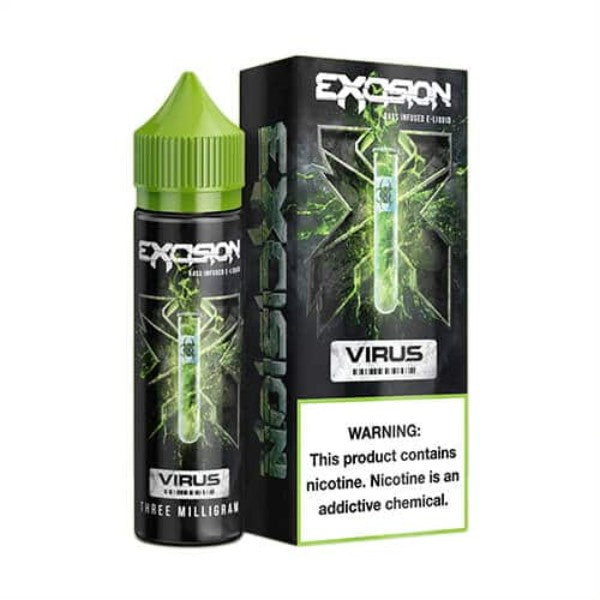 Alt Zero Excision Synthetic Nicotine 60ML Vape Juice Best Flavor Virus