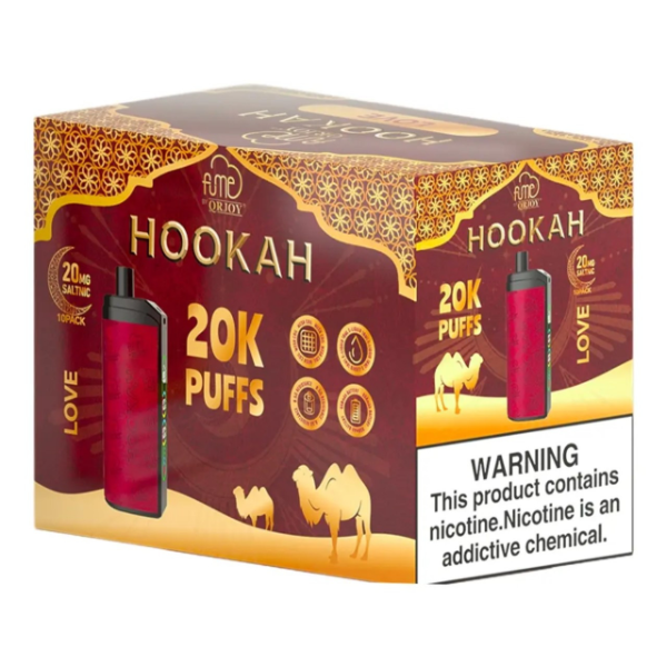 Best Deal FUME Hookah 20,000 Puff Disposable Vape 19mL - Love