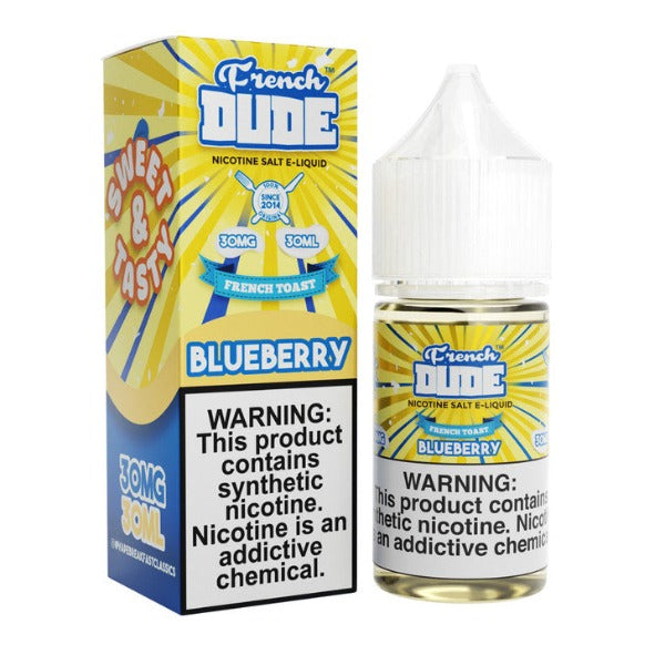 Best Deal French Dude Salts Vape Juice 30mL Blueberry