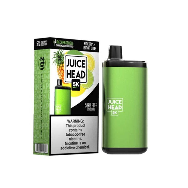 Best Deal Juice Head 5K Single TFN Disposable Vape 10mL Pineapple Lemon Lime