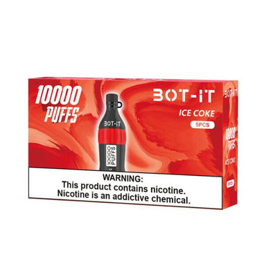 BOT-IT 10000 Puffs Vape 19mL 5 Pack