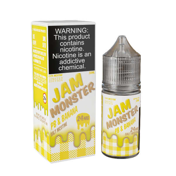 Best Deal Jam Monster Salts 30ML Vape Juice PB & Banana