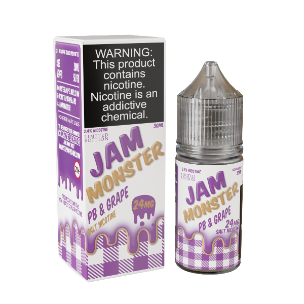 Best Deal Jam Monster Salts 30ML Vape Juice PB & Grape