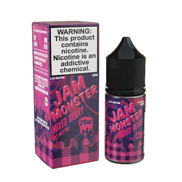 Best Deal Jam Monster Salts 30ML Vape Juice Mixed Berry