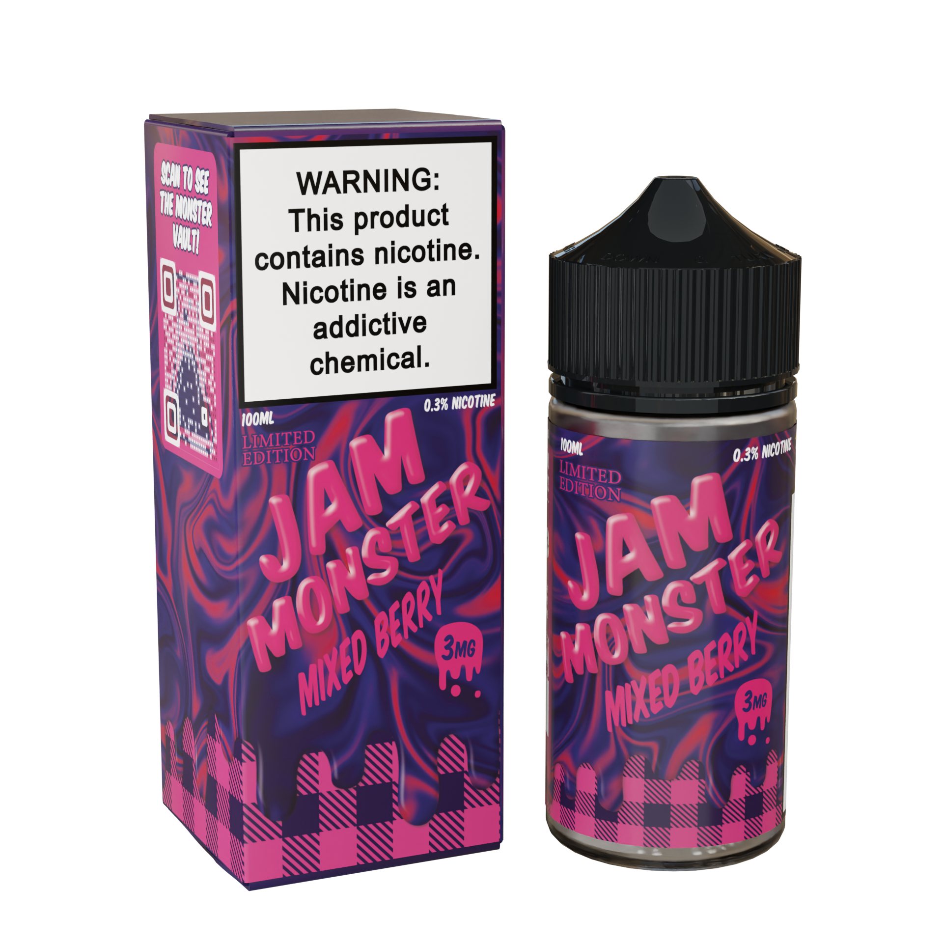 Best deal Jam Monster 100mL Vape Juice - MIxed Berry