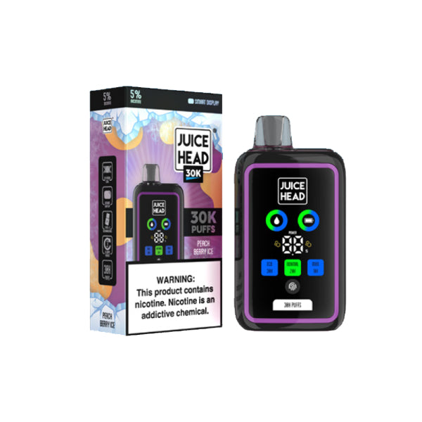 Juice Head 30000 Puffs Disposable Vape Best Flavor Peach Berry Ice