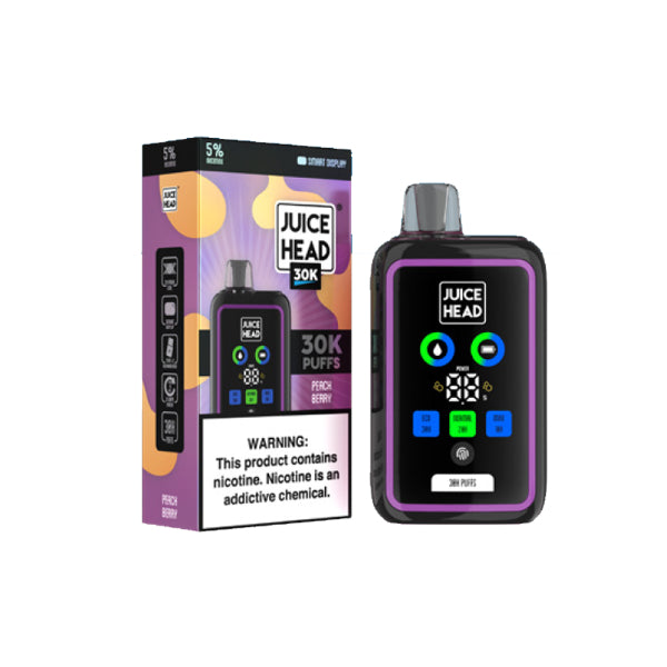 Juice Head 30000 Puffs Disposable Vape Best Flavor Peach Berry