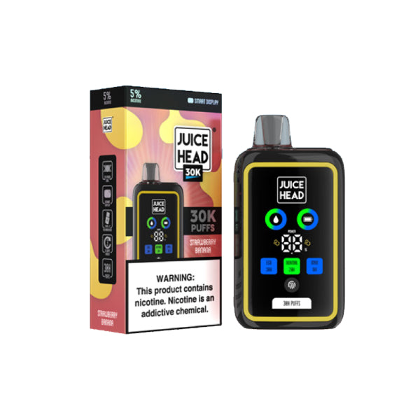 Juice Head 30000 Puffs Disposable Vape Best Flavor Strawberry Banana