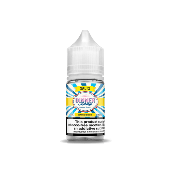 Best Deal Dinner Lady TFN Salt 30mL Vape Juice - Lemon Sherbets