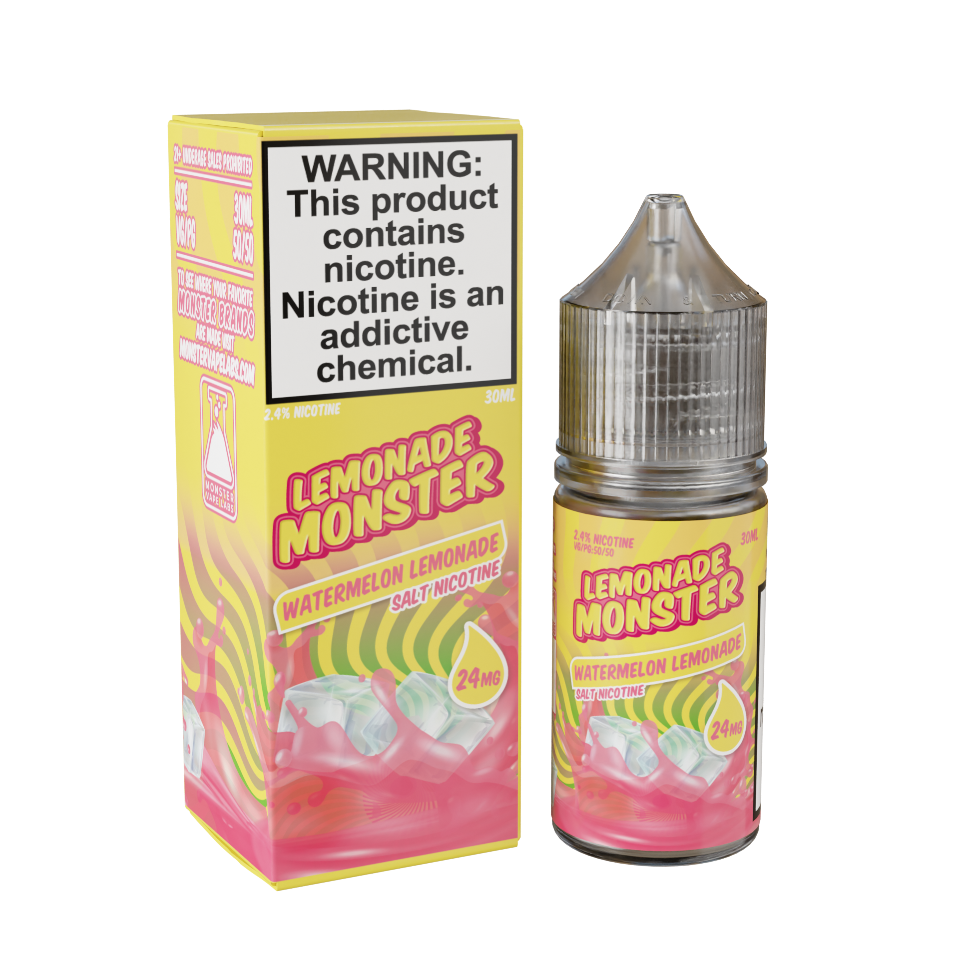  Best Deal Lemonade Monster Salt 30mL Vape Juice - Watermelon Lemonade