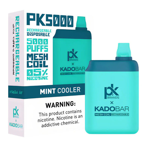 Best Deal Pod King x Kado Bar PK5000 Disposable Vape 13mL Mint Cooler