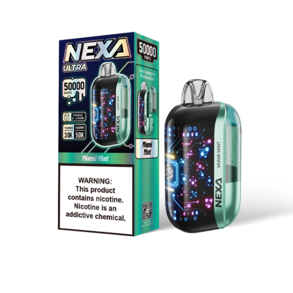 Best Deal Nexa Ultra 50,000 Puffs Disposable Vape 20mL - Miami Mint