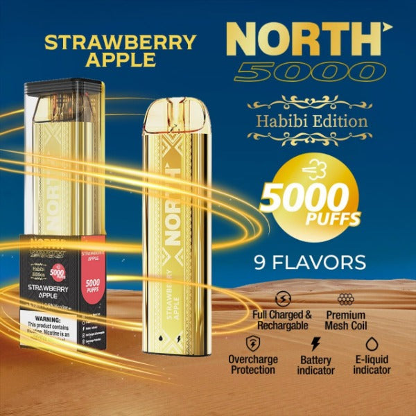 North 5000 Puffs Disposable Habibi Edition 10mL