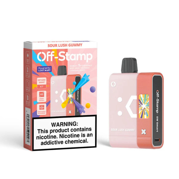 Best Deal Off-Stamp SW16000 Smart Kit Disposable - Sour Lush Gummy