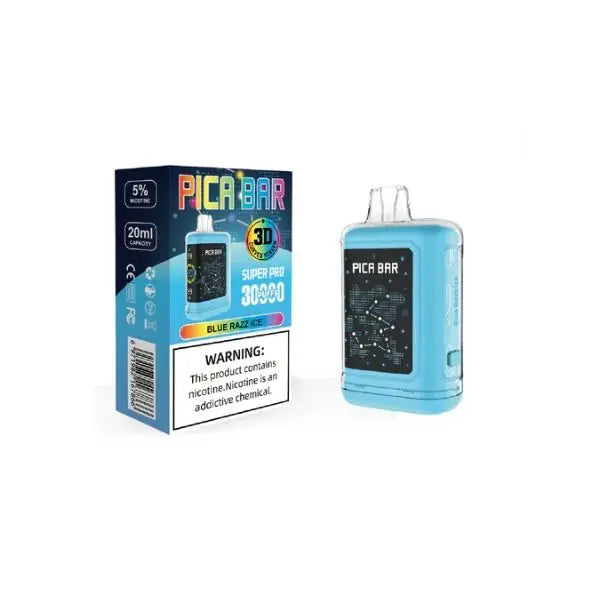 PICA BAR Super Pro 30,000 Puffs Disposable Blue Razz Ice