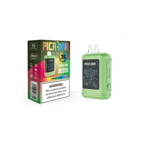 PICA BAR Super Pro 30,000 Puffs Disposable Cherry Lime