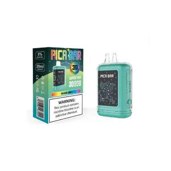 PICA BAR Super Pro 30,000 Puffs Disposable Miami Mint