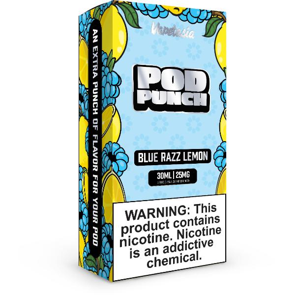 Pod Punch Vapetasia 30mL Vape Juice Best Flavor Blue Razz Lemon