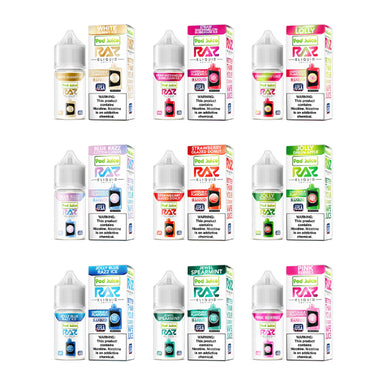 Pod Juice + RAZ Disposables Collab Salt E-Liquid 30mL