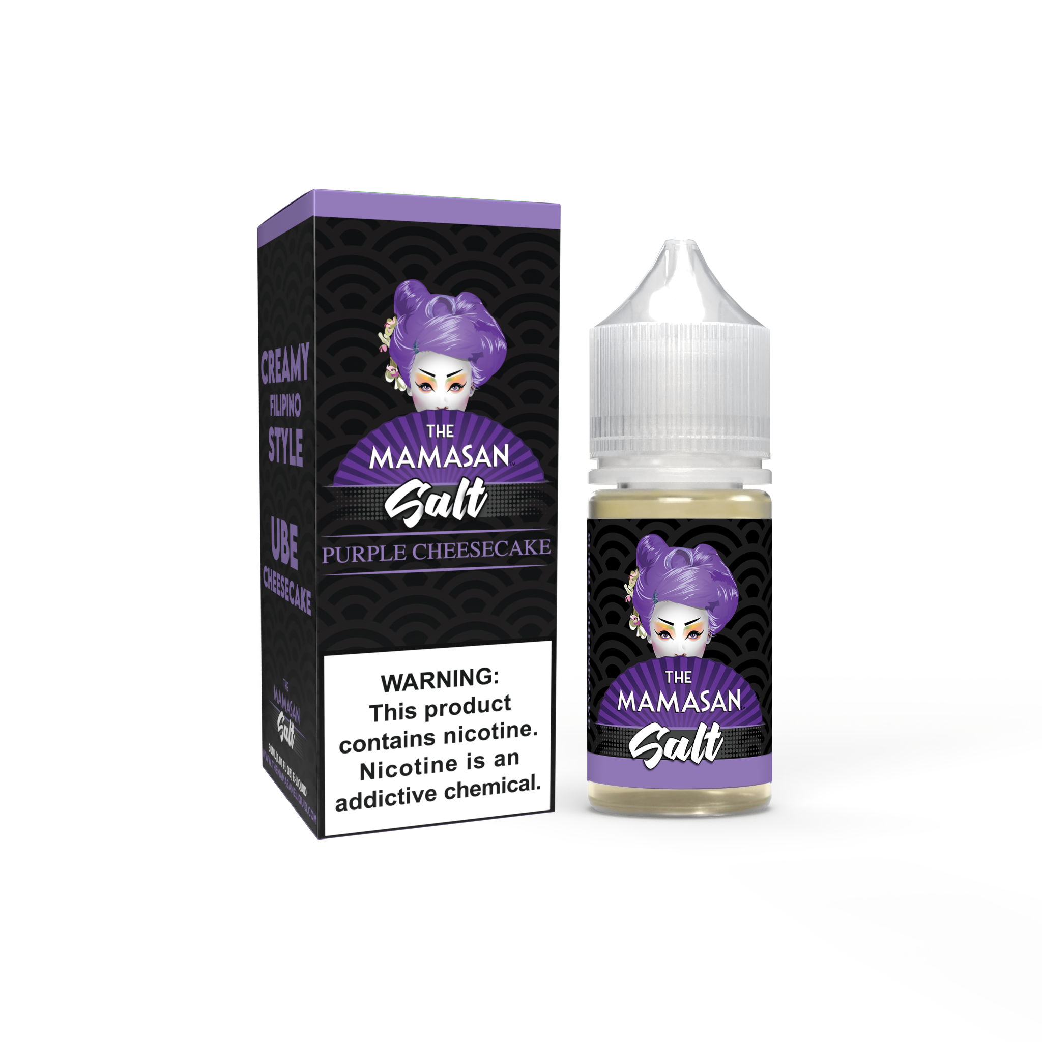 The Mamasan Salt 30ML Vape Juice Best Flavor Purple Cheesecake Salt