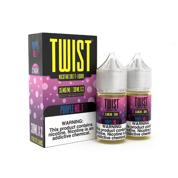 Best Deal Lemon Twist Salt Vape Juice 60ML - Purple No.1