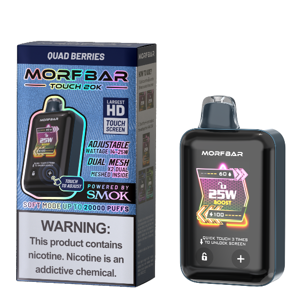 Best Deal SMOK Morf Bar Touch 20000 Puffs Disposable Vape 18mL - Quad Berries