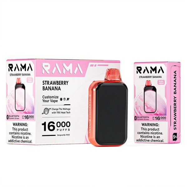 Best Deal Yovo Rama 16000 Puffs Disposable Vape Strawberry Banana