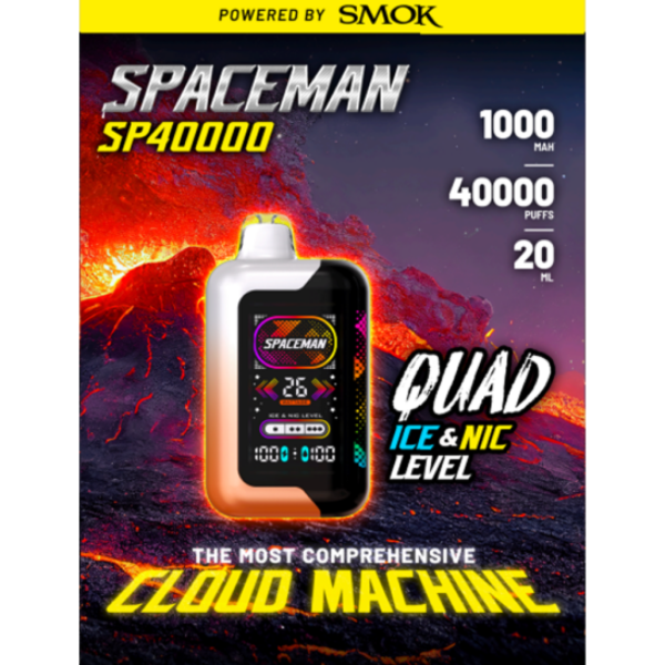 Best Deal Space Man SP40000 Disposable Vape 20mL