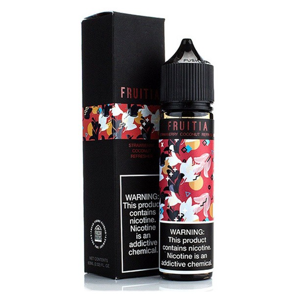 Best Deal Fruitia E-Liquid 60ML Vape Juice - Strawberry Coconut