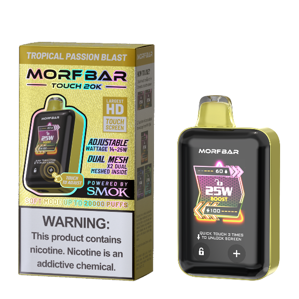 Best Deal SMOK Morf Bar Touch 20000 Puffs Disposable Vape 18mL - Tropical Passion Blast