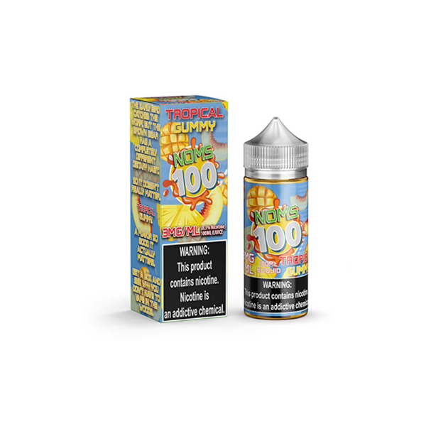 Best Deal Noms 100 100mL Vape Juice - Tropical Gummy