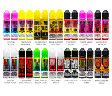 Twist E-Liquids 120ML Vape Juice Best Flavors