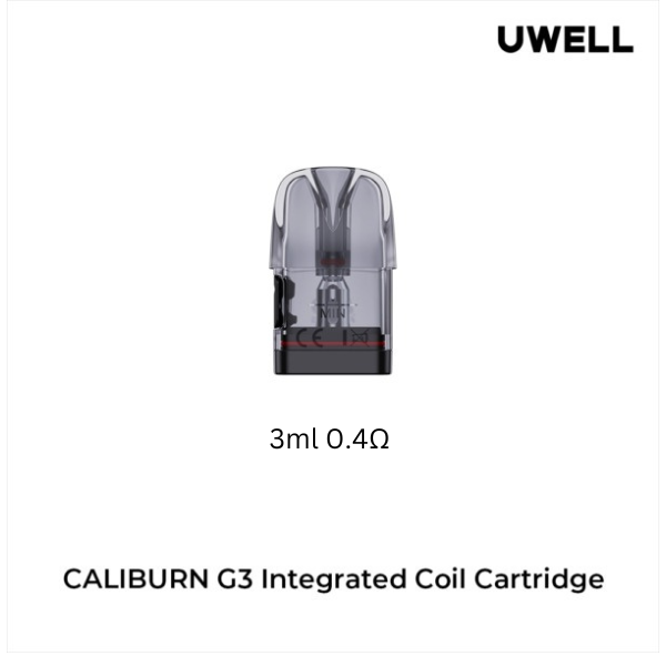 Uwell Caliburn G3 Pods - 0.4Ω 3mL