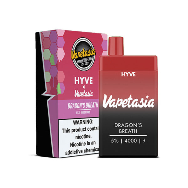 Best Deal Vapetasia Hyve Mesh 4000 Puffs Single Disposable Vape 10mL Dragon's Breath